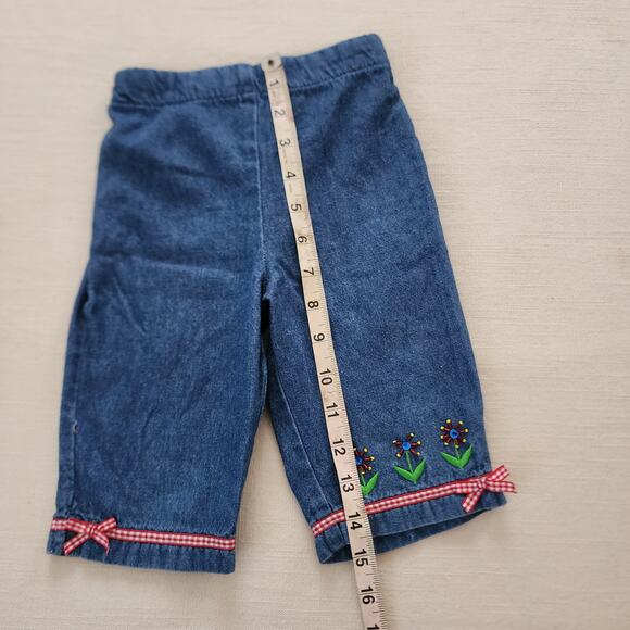 Y2k Embroidered Capri Pants 3t - Picture 3 of 6